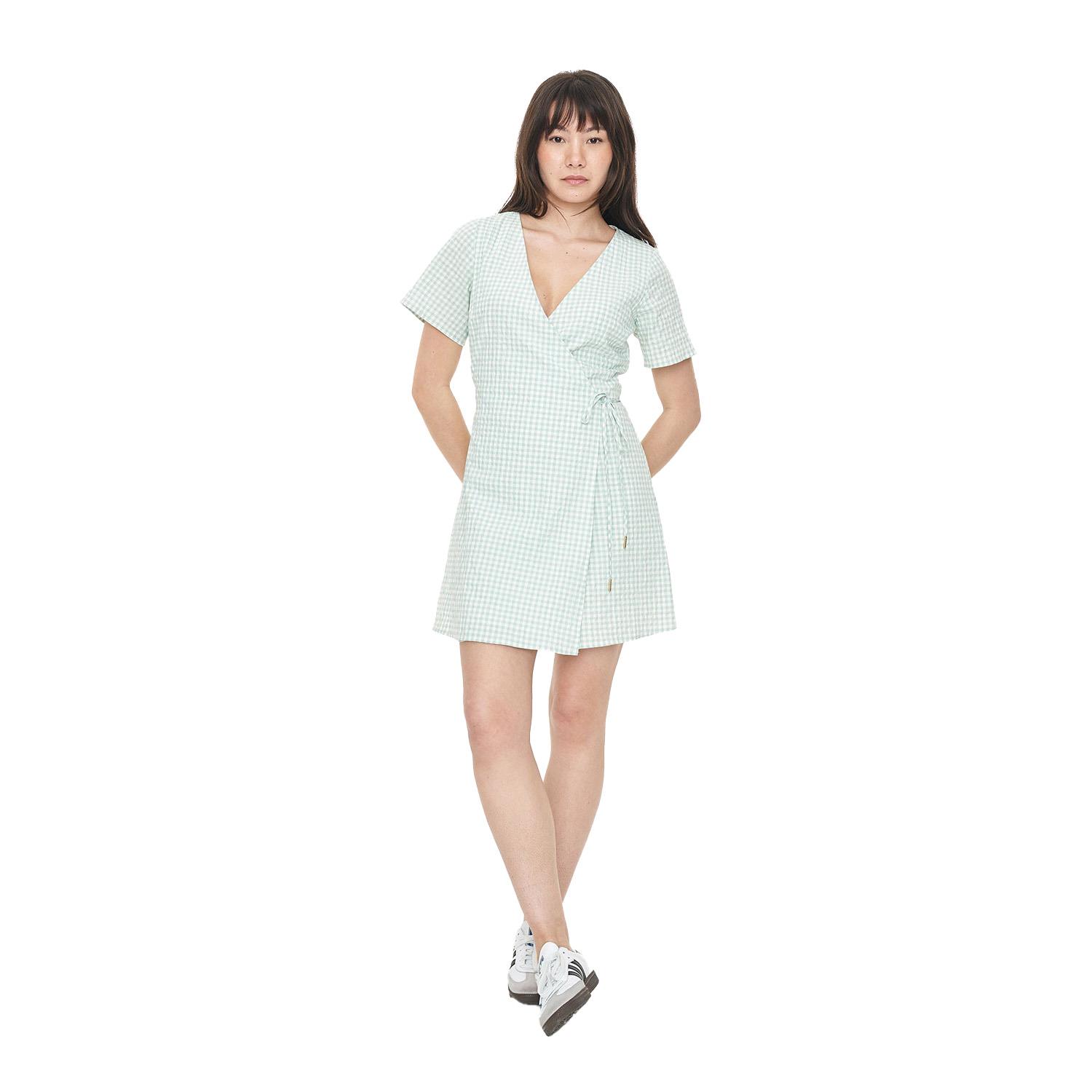 Huffer Catalina Wrap Mini Dress